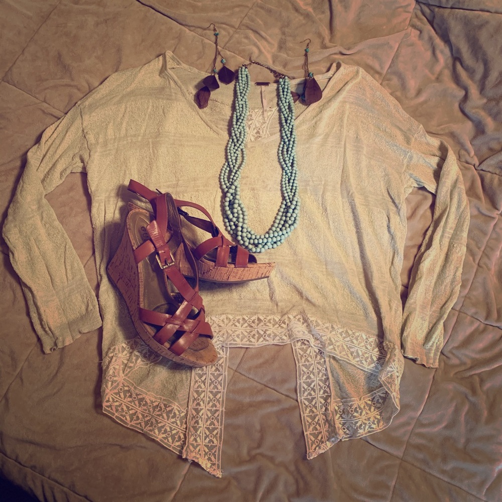 Free People open back top